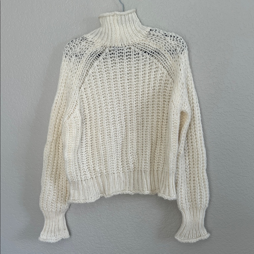 Wooden Ships Tara Rails Turtleneck Knit Sweater. Size M/L - Picture 6 of 8